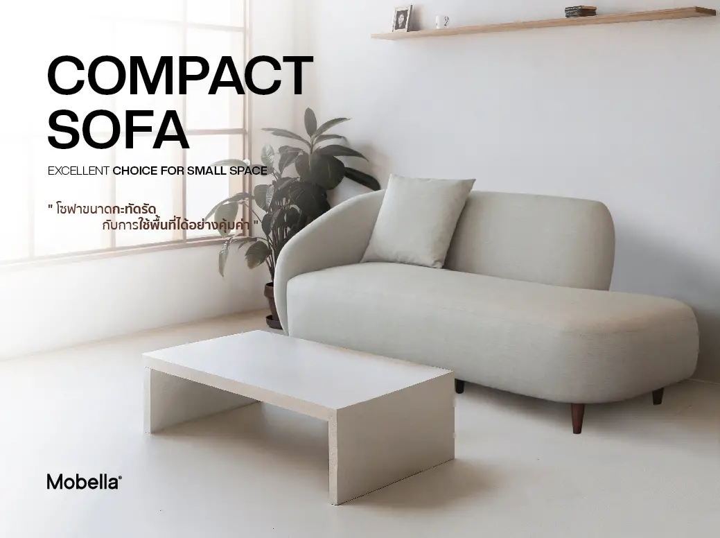 COMPACT SOFA : EXCELLENT CHOICE FOR SMALL SPACE